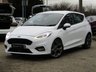 USED 2018 67 FORD FIESTA 1.0 ST-LINE 5d 138 BHP Finished in Frozen White with contrasting GREY Sports Cloth interior trim. This Fiesta is a small family 5 door car that you can really enjoy driving. Economical and cheap to run, stylish to look at and some great features. Specification includes, Sat Nav, B/Tooth, DAB Radio, Rear Park Sensors, Cruise control, Alloys, Air Con and much more, makes this a must for the first time driver or small family. Dealer Serviced at 11831 miles, 22096 miles, 35053 miles and at 49037 miles on 11/01/2022.