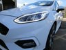 USED 2018 67 FORD FIESTA 1.0 ST-LINE 5d 138 BHP Finished in Frozen White with contrasting GREY Sports Cloth interior trim. This Fiesta is a small family 5 door car that you can really enjoy driving. Economical and cheap to run, stylish to look at and some great features. Specification includes, Sat Nav, B/Tooth, DAB Radio, Rear Park Sensors, Cruise control, Alloys, Air Con and much more, makes this a must for the first time driver or small family. Dealer Serviced at 11831 miles, 22096 miles, 35053 miles and at 49037 miles on 11/01/2022.