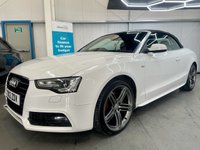 USED 2012 12 AUDI A5 2.0 TDI S LINE S/S 2d 177 BHP Convertible,Bang+Olufsen,Sline