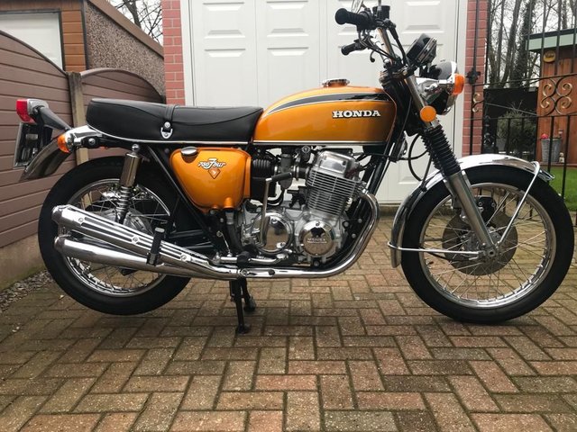 1975 N Honda Cb 750K2 Roadster Retro Classic