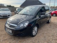 USED 2014 14 VAUXHALL ZAFIRA 1.8 DESIGN NAV 5d 138 BHP Top Spec Zafira with Nav & Bluetooth