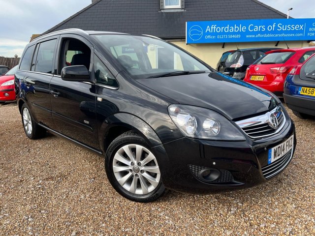 2014 14 Vauxhall Zafira 1.8 DESIGN NAV 5d 138 BHP