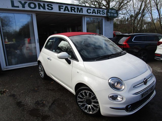 2019 69 Fiat 500c 1.2 CONVERTIBLE STAR 2d 69 BHP