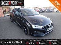 USED 2014 64 AUDI A3 1.6 TDI S LINE 4d 109 BHP FULLY SERVICED+1 YEAR MOT+BREAKDOWN COVER
