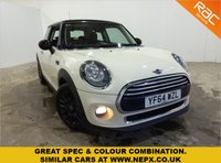 USED 2014 64 MINI HATCH COOPER 1.5 COOPER D 3d 114 BHP HALF LEATHER SPORTS INTERIOR