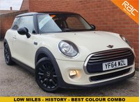 USED 2014 64 MINI HATCH COOPER 1.5 COOPER D 3d 114 BHP HALF LEATHER SPORTS INTERIOR