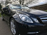USED 2012 62 MERCEDES-BENZ E-CLASS 3.0 E350 CDI BLUEEFFICIENCY SPORT 2d 265 BHP Stunning E-Class Sports Coupe With Huge Specification And Full Service History !