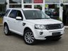 USED 2014 64 LAND ROVER FREELANDER 2.2 SD4 SE TECH 5d 190 BHP Finished in FUJI WHITE with contrasting FULL HEATED LEATHER Trim. The Land Rover Freelander comes from one of the most desirable brands currently on the market its spacious robust and well equiped as a mid sized family 4x4. This compact sport utility SUV comes with loads of features including HEATED LEATHER, SAT NAV, DAB RADIO, Rear Park sensors, Meridian Speakers, Headlight Washers, Cruise Control and much more. Dealer serviced at 6 miles, 61337 miles and on arrival at EMC at 72444 miles.
