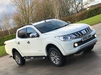 USED 2016 16 MITSUBISHI L200 2.4 DI-D 4X4 BARBARIAN DCB 178 BHP GENUINE LOW MILES + FULL HISTORY
