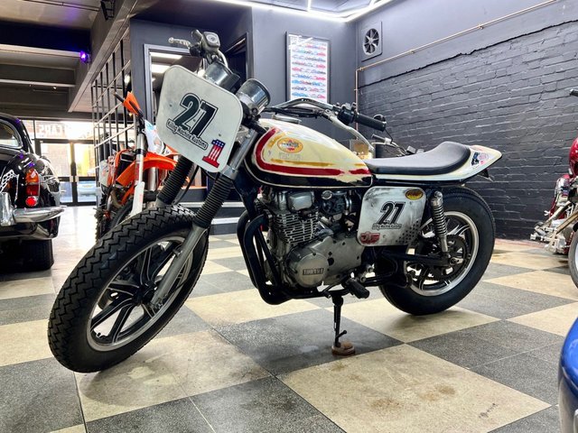 1981 Yamaha Xs XS250 // Custom flat Tracker // Patina // Px swap