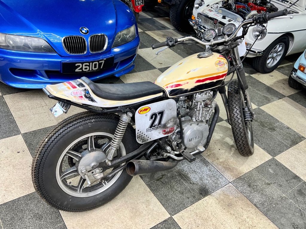 USED 1981 YAMAHA XS XS250 // Custom flat Tracker // Patina // Px swap 
