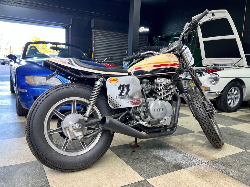 USED 1981 YAMAHA XS XS250 // Custom flat Tracker // Patina // Px swap 