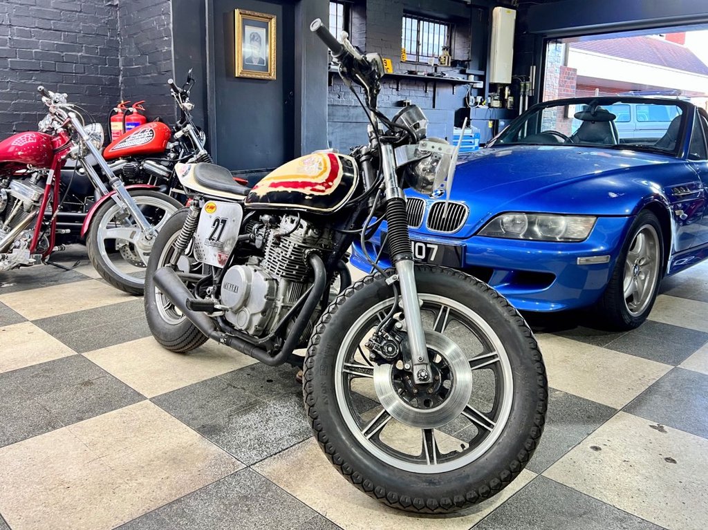 USED 1981 YAMAHA XS XS250 // Custom flat Tracker // Patina // Px swap 