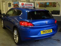 USED 2011 11 VOLKSWAGEN SCIROCCO 2.0 TDI GT BLUEMOTION TECHNOLOGY 2d 140 BHP .....SAT NAV......TIMING BELT DONE