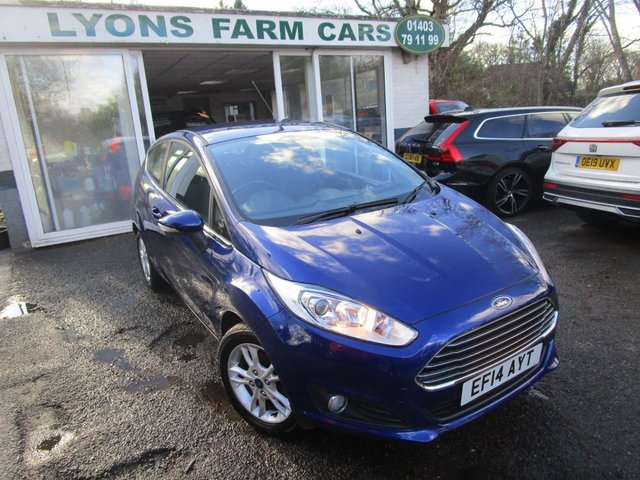 2014 14 Ford Fiesta 1.2 ZETEC 3d 81 BHP