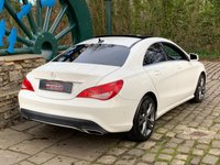 USED 2017 X MERCEDES-BENZ CLA 1.6 CLA 180 SPORT 4d 121 BHP CLA 180 SPORT - AUTOMATIC PADDLE SHIFT - 18 INCH ANTHRACITE ALLOYS - ELEC/PANORAMIC GLASS ROOF - 31801 MILES ONLY - 1 FORMER KEEPER - SERVICE HISTORY - 1/2 LEATHER INTERIOR - APPLE CAR PLAY