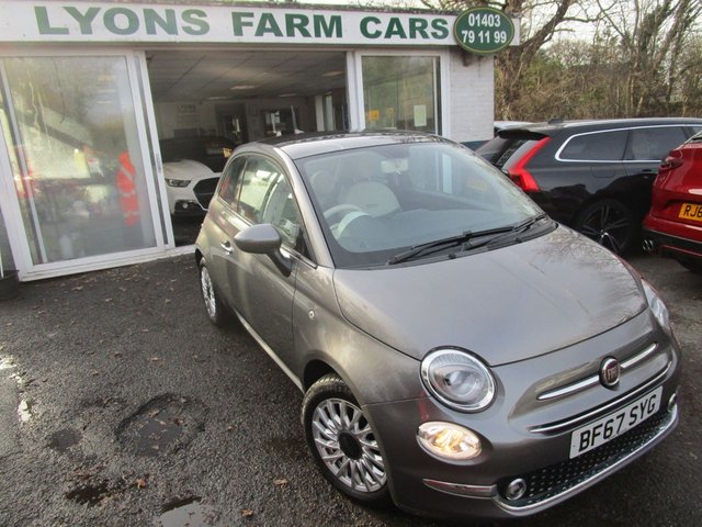 2017 67 Fiat 500 1.2 LOUNGE 3d 69 BHP NEW SHAPE