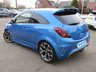 USED 2014 64 VAUXHALL CORSA 1.6 VXR 3d 189 BHP Finished in ARDEN BLUE METALLIC with RECARO SPORTS TRIM. This VXR is as any good hot hatch should be, it is great fun and alarmingly quick. This fine example is not to be missed. Dealer serviced at 16975 miles and then at 26919 miles, 30891 miles, 33479 miles and at 51563 miles.