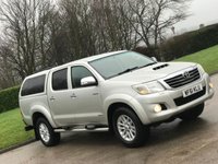 USED 2011 61 TOYOTA HI-LUX 3.0 INVINCIBLE 4X4 D-4D DCB 169 BHP SAT NAV + CANOPY   ** NO VAT ***