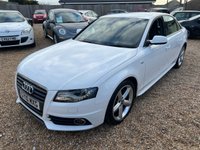 USED 2010 10 AUDI A4 2.0 TFSI S LINE 4d 208 BHP Exceptional Example with a FSH - 12 services