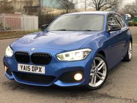 USED 2015 15 BMW 1 SERIES 2.0 118D M SPORT 5d 147 BHP 