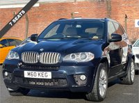 USED 2010 M BMW X5 3.0 XDRIVE40D M SPORT 5d 302 BHP GOOD SERVICE RECORD 5 STAMPS +  1 PREVIOUS KEEPER +  FRONT AND REAR PARKING SENSORS +  19 INCH ALLOY WHEELS +  7 SEATS +  FULL LEATHER TRIM +  FRONT HEATED SEATS +  DRIVER MEMORY SEAT +  FRONT ELECTRIC SEATS +  DAB RADIO +  USB +  AUX +  SAT NAV +  BLUETOOTH PHONE +  CRUISE CONTROL +  RAIN SENSORS +  ELECTRIC ADJUSTMENT OF STEERING WHEEL +  AUTO HOLD +  AUTO TAILGATE +  HILL DECENT CONTROL +  TRACTION CONTROL ++