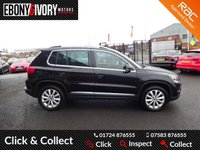 USED 2014 14 VOLKSWAGEN TIGUAN 2.0 MATCH TDI BLUEMOTION TECHNOLOGY 4MOTION 5d 139 BHP FULLY SERVICED+1 YEAR MOT+BREAKDOWN COVER