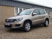USED 2012 12 VOLKSWAGEN TIGUAN 2.0 S TDI BLUEMOTION TECHNOLOGY 4MOTION DSG 5d 138 BHP www.suffolkcarcentre.co.uk - Located at Reydon