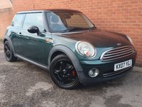 USED 2007 07 MINI HATCH COOPER 1.6 COOPER 3d 118 BHP HUGE SPEC - FULL 12 MONTHS MOT