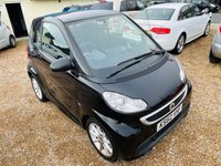 USED 2013 62 SMART FORTWO 1.0 PASSION MHD 2d 71 BHP Superb Autoamtic Smart Car with Sat Nav and Pano Roof