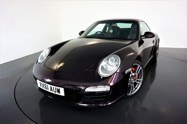 2011 61 Porsche 911 997 GEN 2 3.8 CARRERA S PDK 2d AUTO-RARE AMETHYST METALLIC-SILVER COLOURED INSTRUMENT DIALS-HEATED BLACK LEATHER-19