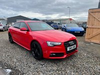 USED 2014 14 AUDI A5 2.0 SPORTBACK TDI QUATTRO BLACK EDITION S/S 5d 175 BHP 