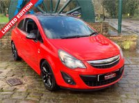 USED 2013 63 VAUXHALL CORSA 1.2 LIMITED EDITION 3d 83 BHP SUPER COOL 63 reg CORSA 'LIMITED EDITION' 3DR - GLOSS BLACK ROOF/ALLOYS/MIRRORS/GRILLE - AIR CONDITIONING - LOW INSURANCE GROUP - IDEAL 1ST CAR - 12 MONTHS FULL MOT