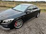 USED 2018 68 MERCEDES-BENZ CLA 2.0 AMG CLA 45 4MATIC NIGHT EDITION 4d 375 BHP 2 OWNER / AUTO / HEATED SEATS