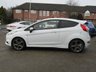 USED 2017 66 FORD FIESTA 1.6 ST-3 3d 180 BHP Finished in FROZEN WHITE with contrasting SPORTS Part Leather interior trim. It is impossible to ignore that this is one seriously fun car. If you are after some old-school hot hatch fun, the ST is hard to beat. Punching out 180 BHP. Features include Ghost Alarm, Climate Control, Cruise, Heated Seats, DAB, B/Tooth, LED day Lights, 2 Keys and much more. This Fiesta is a small car that you can really enjoy driving. Dealer serviced at 16998 miles and at 35380 miles.