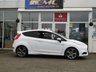 USED 2017 66 FORD FIESTA 1.6 ST-3 3d 180 BHP Finished in FROZEN WHITE with contrasting SPORTS Part Leather interior trim. It is impossible to ignore that this is one seriously fun car. If you are after some old-school hot hatch fun, the ST is hard to beat. Punching out 180 BHP. Features include Ghost Alarm, Climate Control, Cruise, Heated Seats, DAB, B/Tooth, LED day Lights, 2 Keys and much more. This Fiesta is a small car that you can really enjoy driving. Dealer serviced at 16998 miles and at 35380 miles.