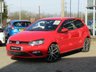 USED 2017 17 VOLKSWAGEN POLO 1.8 GTI 3d 189 BHP Finished in FLASH RED with contrasting RETRO CHECKED SPORTS trim. This Polo is quick and great fun to drive. The Polo is one of the best selling and popular small cars around. It is very comfortable and practical, with a distinct upmarket feel to it. Features include SAT NAV, PARKING SENSORS, Cruise control, 17" Alloys, DAB, 2 Keys, B/Tooth, Daytime Run Lights and much more. Dealer Serviced at 9013 miles, 21948 miles, 33916 miles and on arrival at 51615 miles. 12 Months MOT.