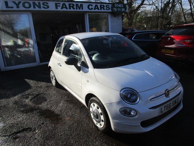 2016 66 Fiat 500 1.2 POP 3d 69 BHP