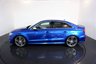 USED 2015 65 AUDI S3 2.0 S3 QUATTRO NAV 4d AUTO-2 OWNER CAR-FRONT AND REAR PARKING SENSORS-CRUISE CONTROL-BLUETOOTH-COMFORT PACKAGE-PRIVACY GLASS-DAB RADIO-XENON PLUS HEADLIGHTS-MATT BRUSHED ALUMINIUM INLAYS-HEATED BLACK NAPPA LEATHER WITH SILVER CONTRAST STITCHING-19