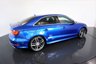 USED 2015 65 AUDI S3 2.0 S3 QUATTRO NAV 4d AUTO-2 OWNER CAR-FRONT AND REAR PARKING SENSORS-CRUISE CONTROL-BLUETOOTH-COMFORT PACKAGE-PRIVACY GLASS-DAB RADIO-XENON PLUS HEADLIGHTS-MATT BRUSHED ALUMINIUM INLAYS-HEATED BLACK NAPPA LEATHER WITH SILVER CONTRAST STITCHING-19