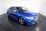 USED 2015 65 AUDI S3 2.0 S3 QUATTRO NAV 4d AUTO-2 OWNER CAR-FRONT AND REAR PARKING SENSORS-CRUISE CONTROL-BLUETOOTH-COMFORT PACKAGE-PRIVACY GLASS-DAB RADIO-XENON PLUS HEADLIGHTS-MATT BRUSHED ALUMINIUM INLAYS-HEATED BLACK NAPPA LEATHER WITH SILVER CONTRAST STITCHING-19
