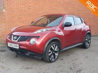 USED 2013 63 NISSAN JUKE 1.5 DCI N-TEC 5d 109 BHP REVERSE CAMERA - SAT NAV - &pound;20 TAX