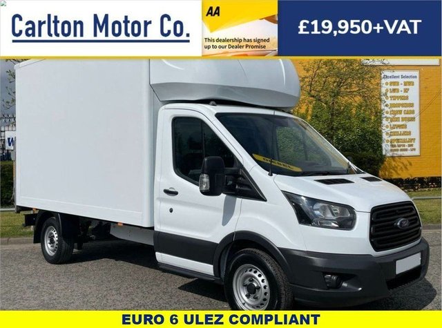 2018 68 Ford Transit 2.0 350 L3 LWB LUTON BOX VAN + T/LIFT 