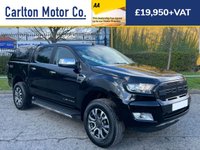 USED 2018 18 FORD RANGER 2.2 TDCi LIMITED D/CAB PICKUP 4X4 AUTO TRUCKMAN TOP