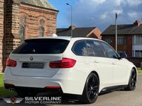 USED 2015 65 BMW 3 SERIES 3.0 335D XDRIVE M SPORT TOURING 5d 308 BHP RED LEATHER | M-PERFORMANCE BODYKIT |