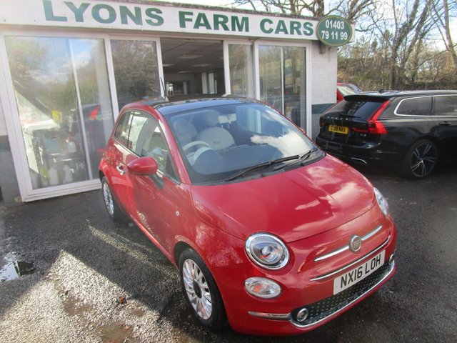 2016 16 Fiat 500 1.2 LOUNGE 3d 69 BHP NEW SHAPE