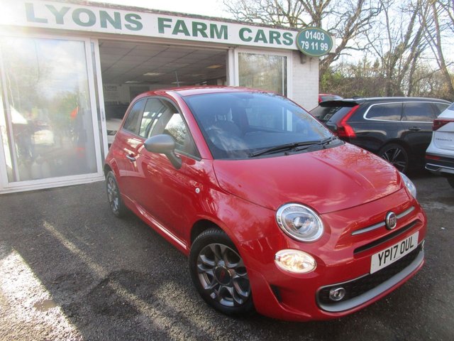 2017 17 Fiat 500 1.2 S (SPORT) 3d 69 BHP NEW SHAPE