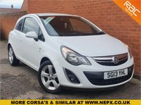 USED 2013 13 VAUXHALL CORSA 1.2 SXI 3d 83 BHP VERY LOW MILES - FULL MOT - RAC WARRANTY - MORE IN STOCK