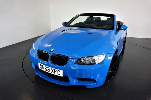 2013 63 BMW M3 4.0 M3 LIMITED EDITION 500 2d AUTO-SOUGHT AFTER LTD EDITION 500-IMMACULATE CONDITION-2 FORMER KEEPERS-LOW MILEAGE EXAMPLE-SANTORINI BLUE-HEATED BLACK LEATHER-ELECTRIC MEMORY SEAT-BLUETOOTH-CRUISE CONTROL-PROFESSIONAL NAVIGATION-REAR PARKING SENSORS-DAB RADIO-CLIMATE CONTROL