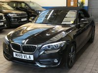 USED 2019 19 BMW 2 SERIES 1.5 218I SPORT 2d 134 BHP STUNNING EXAMPLE SAT NAV